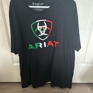 Men’s Ariat Mexican flag shirt.